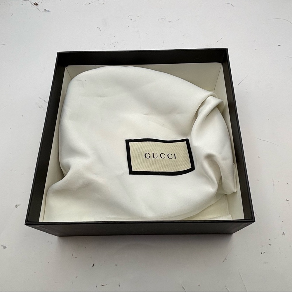 Gucci Marmont Raffia 1 1/2" Wide Belt With Box And Dust Bag Size 90 / 36 - Picture 3 of 9